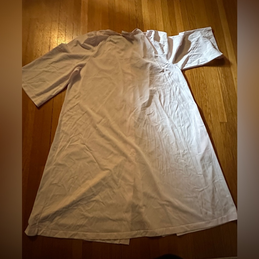 Shadowline Light Pink Rose Short Robe, OS - Picture 7 of 8